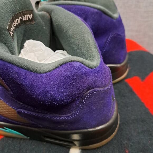 %Size 11.5 Nike Air Jordan 5 ‘Alternate Grape’ Men AJ8 main image 6